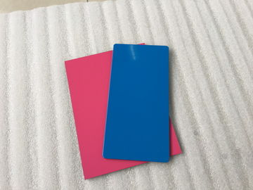 China Blue / Pink Aluminum Composite Wall Panels , Aluminum Panels For Buildings  supplier