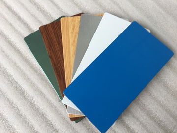 China Glossy Blue ACP Aluminium Composite Panel 2000mm Width With 0.30mm Alu Thickness supplier