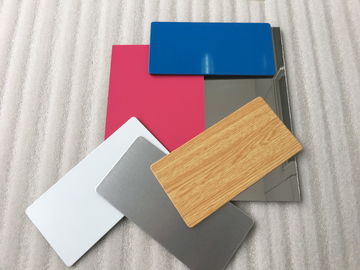 China Pearl Blue Aluminium Exterior Composite Panels Easy Processing With Sound Insulation supplier