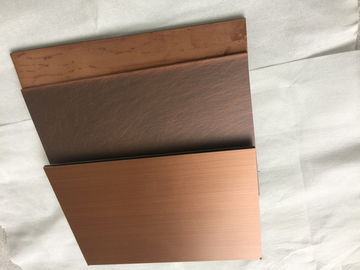 China Anti - Toxicity Copper Metal Wall Panels For Interior / Exterior Wall Cladding supplier