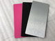 Pink / Black Exterior Insulated Wall Cladding Panels High Intensity 5mm Thickness supplier