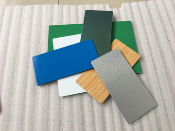 China Pearl Blue PVDF Aluminum Composite Panel Heat Insulation For Wall Cladding supplier