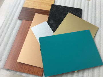 China Black PVDF Paint ACM Wall Panels , Lightweight Aluminum Metal Cladding Material supplier