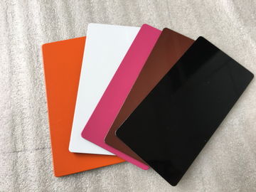 China Pink Alucobond Aluminium Composite Panel , Recyclable Aluminum Facade Panels supplier