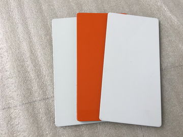 China White / Sliver Outdoor Aluminum Sign Panels 4mm Thickness With Fire Resistance supplier