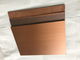 Red Copper Copper Decorative Wall Panels , Insulated Composite Cladding Boards supplier
