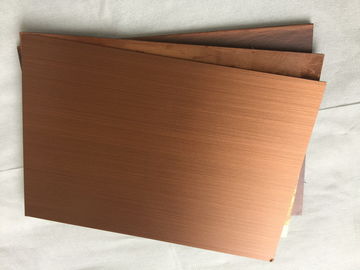 Rustproof Copper Facade Panels 3mm Thickness , Outside Wall Cladding Panels  supplier