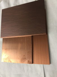 Fireproof Copper Composite Panel 2000mm Length Heat Insulation For Roofing supplier