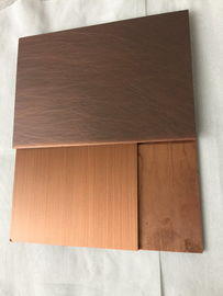 Fireproof Copper Composite Panel 2000mm Length Heat Insulation For Roofing supplier